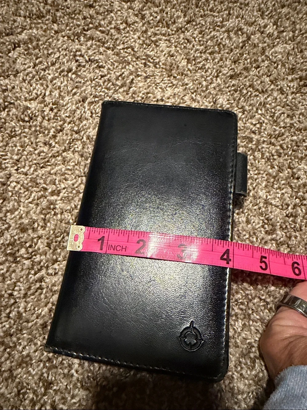 Franklin Covey black vinyl planner cover w/2 lined notebooks